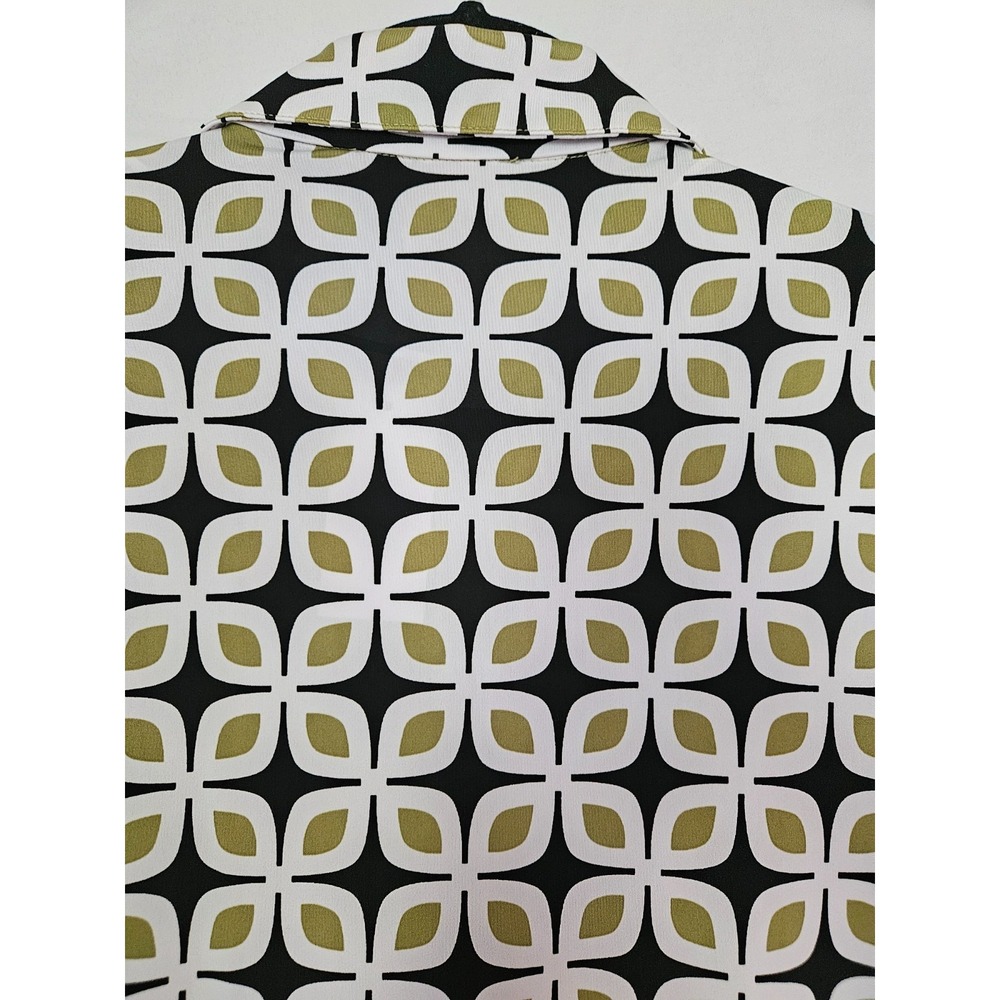 Philosophy Women's L Long Sleeve Citron Black White Retro Print - Picture 5 of 8
